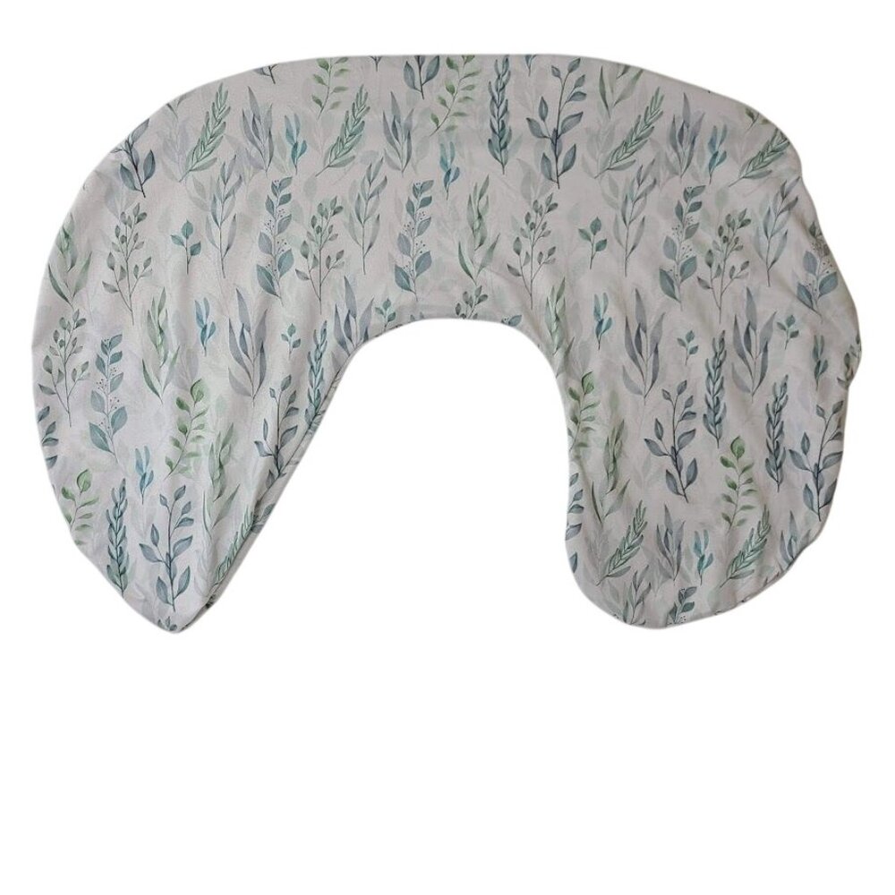 DILIMI Nursing Pillow Cover Green Leaf Pattern Fits Most Boppys Zip Closure
